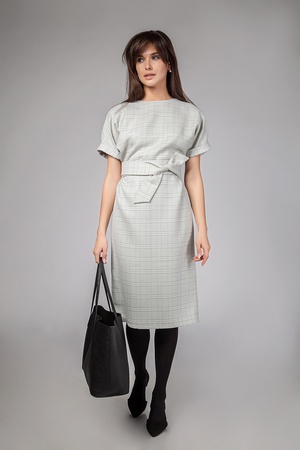 Платье с пуговицами