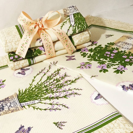 Wafer towel "Lavender"