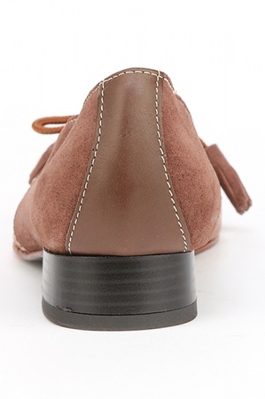 Kahverengi düz ayakkabılar pf033