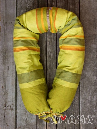 Подушка Путешественница, зеленая гамма