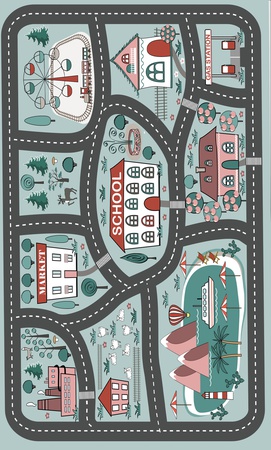 Dijital Baskılı Kaymaz Taban Yıkanabilir Tay Tüyü Kumaş Çocuk Odası Halısı