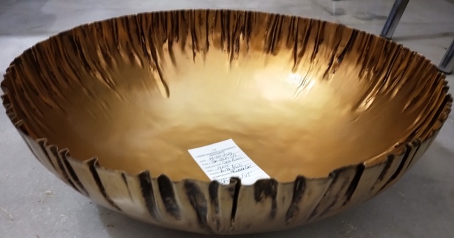 DOKULU ANTİK BRONZ KAPLAMALI DECO KASELER