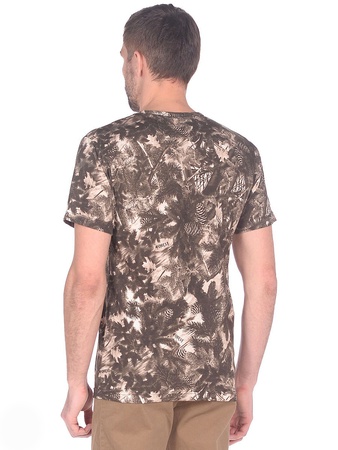 Футболка мужская (воротник-угол) Лес С-0002ЛЕ