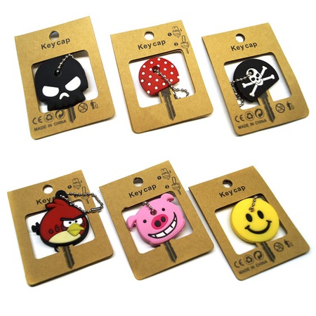 Колпачок на ключ защитный с подвеской для брелока