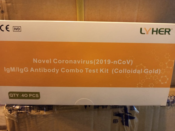 Rapid test for antibodies to COVID-19