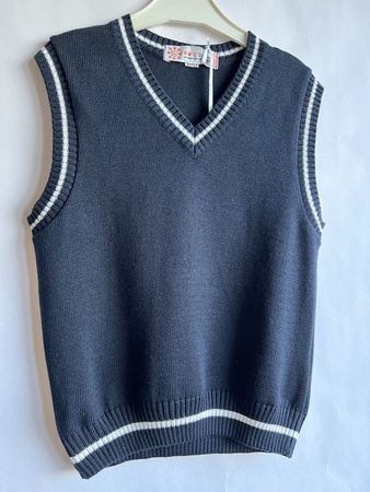 Strickweste dunkelblau