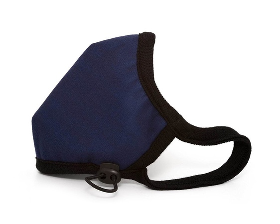 Admiral PRO, темно-синяя маска, модная дизайнерская маска, маска с носовыми подушечками и петлей на голову, маска FFP2, маска премиум-класса, разработ