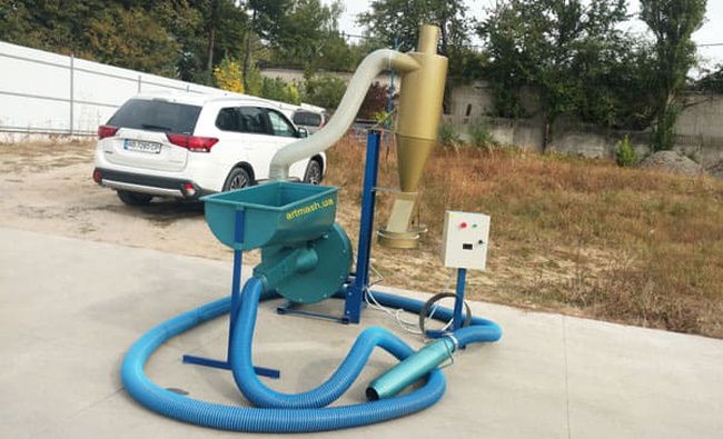 Grain grinder industrial 380 V, 15 kW (for wheat, oats, rye, corn)