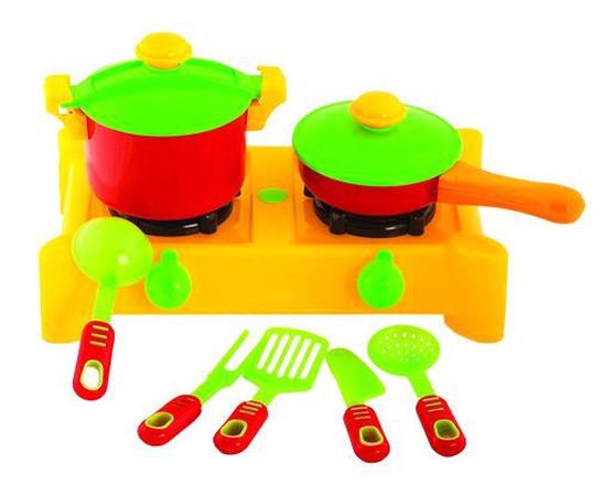 Кухня ЕВА 10 предметов с плитой (17шт)