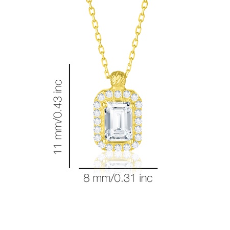 Колье Even & Pétra из 14-каратного золота в виде багета