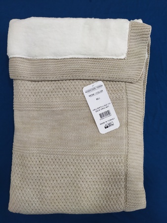 Wellsoft Peluşlu Çelik Örgü Bebek Battaniyesi