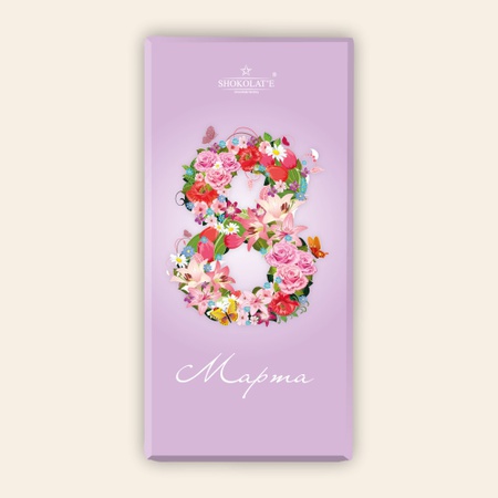 Шоколад молочный «8 марта»