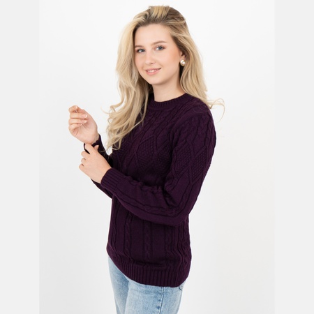 Свитер женский Пенелопа сиреневый 46-48