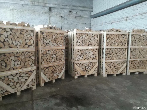 Дрова березовые, колотые, камерной сущки