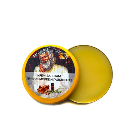 Крем-бальзам при насморке и гайморите