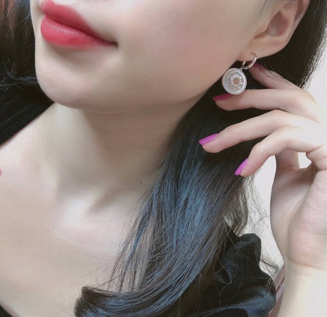 Серьги длинные «ловец снов»