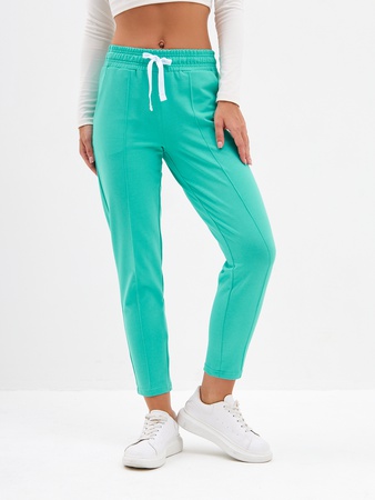 Брюки бананы укороченные 7/8 на резинке