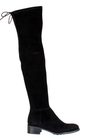 Женские ботфорты, натуральная замша <G1163>