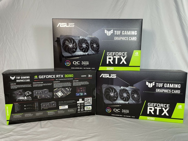 Оригинальная игровая видеокарта ASUS TUF GeForce RTX 3090 OC 24 ГБ