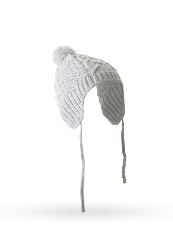 Медный берет с широкими волосами и кулиской с ушками