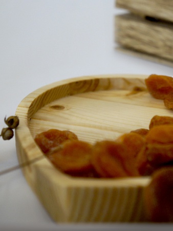 Менажница Сердце, 1 секция, ширина 180мм, длина 210мм