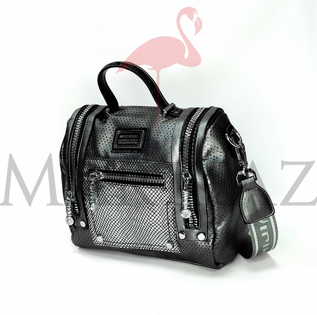 Женская сумка. Деловая Silver-Black