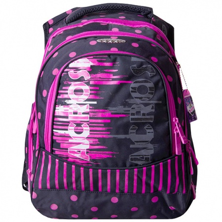 Рюкзак G15-11 Цвет: черно-розовый