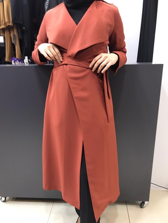 Пальто с широким воротником