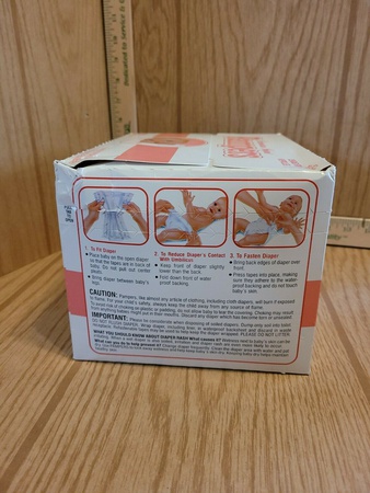 Vintage Pampers Çocuk Bezi Hastane Prematüre Pembe