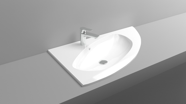 Sink Trio Lux 90 left / right