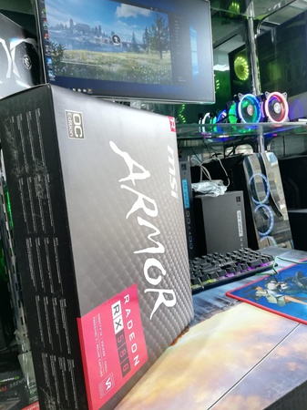 Графика Видеокарта Игровая AMD XFX RX 580 8 ГБ BOOST OC + GDDR 5 4k 3xdp HDMI DVI