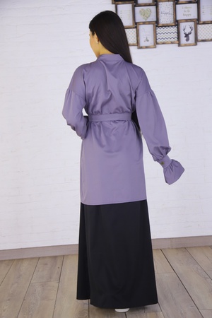 Etek kalitesine sahip iki parçalı kadın gömlek 💯%