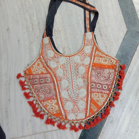 Пэчворк ручной работы богемная винтажная сумка Banjara Tribal Bag Винтажная переработанная сумка через плечо