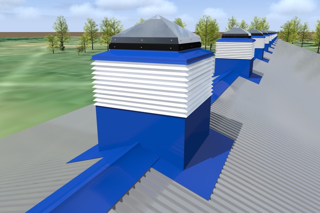 светоаэрационный фонарь - аэрационный фонарь - светоаэратор - аэратор - вентиляция