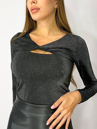 Кофта трикотажная из люрекса