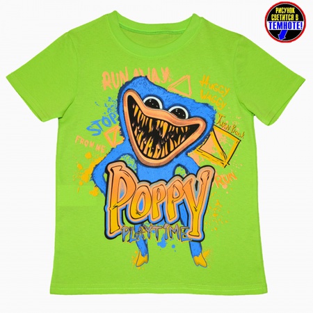 Футболка Хаги Ваги poppy светится в темноте