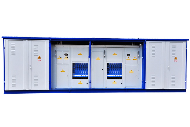 ПОДСТАНЦИИ ТРАНСФОРМАТОРНЫЕ КОМПЛЕКТНЫЕ КТПГ-100-2500/10(6)0,4 У1 (для городских сетей)