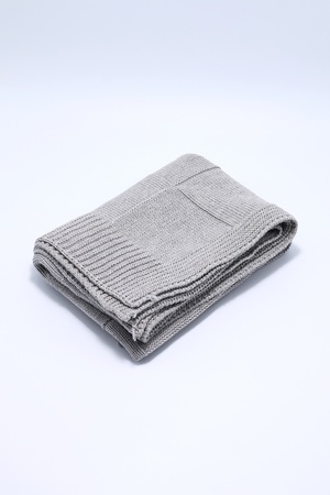 ТРИКОТАЖ ДЕТСКОЕ ОДЕЯЛО С КВАДРАТНЫМ УЗОРОМ