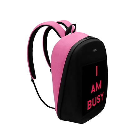 Рюкзак с LED-дисплеем PIXEL ONE - PINKMAN (розовый)