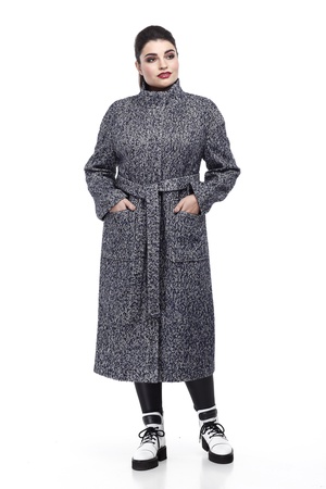 Пальто Ирис, твид Италия