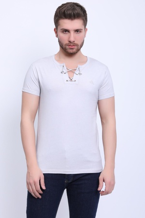 МОДЕЛЬ 2095 ФУТБОЛКА МУЖСКАЯ С ВЫШИВКОЙ И ПОМЯТКА