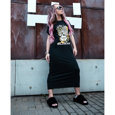 DNK Orijinal &quot;Wild Dream&quot; elbise siyah