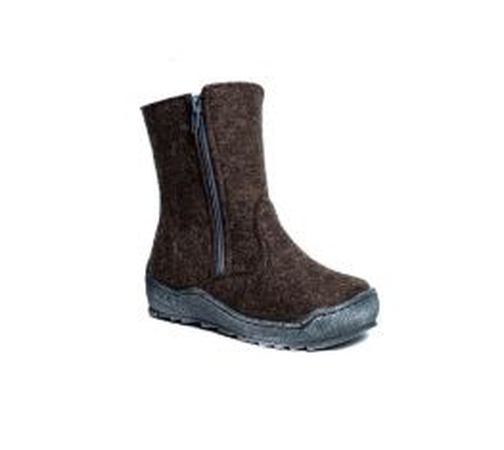 36296* Валенки дошк т. войлок шерсть тэп серый