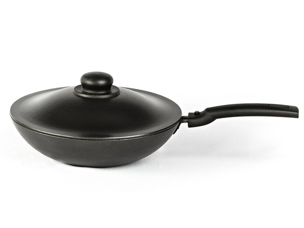 Сковорода - ВОК 24 см съемная ручка крышка АП