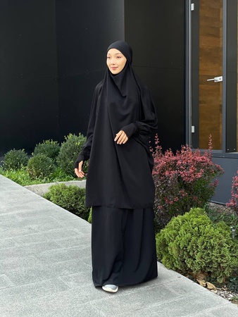 Жильбаб с юбкой для женщин