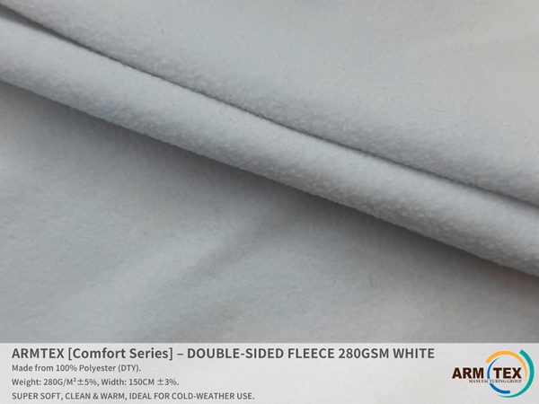 ARMTEX Comfort Series – Двусторонний Флис | БЕЛЫЙ