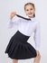 Школьная форма: блузка с галстуком и юбкой