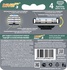 Аналог Gillette Mach3 Сменные кассеты для бритья DIVIS PRO3, 4 кассеты в упаковке