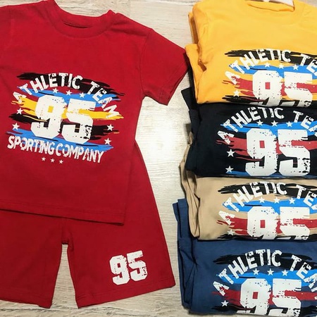 T-shirts complete with shorts