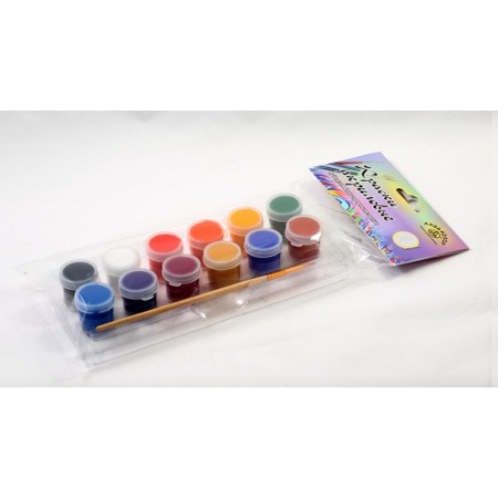 Набор акриловых красок перламутр. 12 цв., 36 мл. с